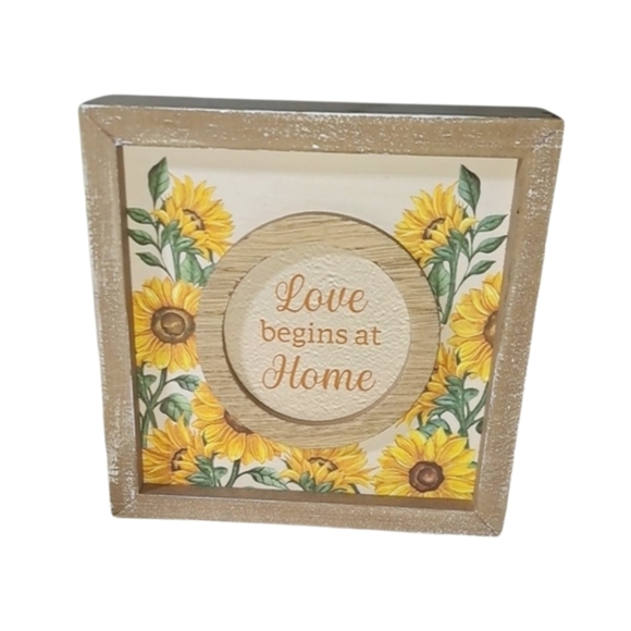 Ashland Sunflower Home Accents 3-Piece Decor Set NWT - Picture 3 of 7